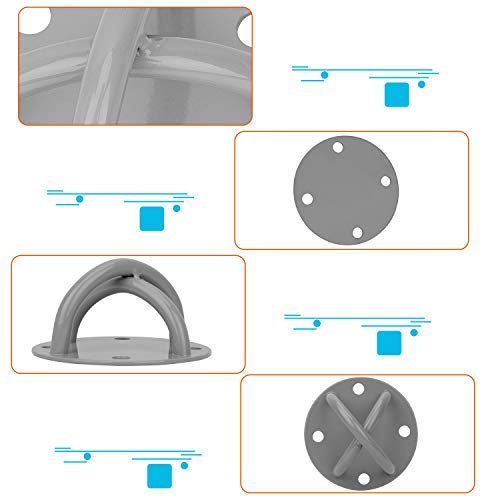 2-Packs-4-Holes-Yoga-Ceiling-Anchor-Hooks-Wall-Ceiling-Mount-Bracket-for-Suspension-Straps-Indoor-or-Outdoor-Suspension-Trainer-Body-Weight-Strength-Training-Systems