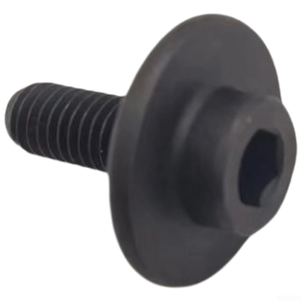 Paquete de 9 pernos de tornillo de acero para sierra ingletadora BLS713 LS0714 DLS714, cierre negro para reparación de herramientas eléctricas y montaje estable