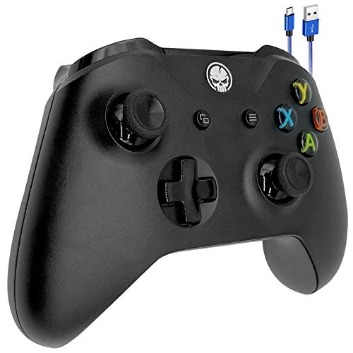 Wireless Controller for Original Xbox One, Xbox One S, Xbox One X & Xbox Series X|S, Vibration Motors 3.5mm Audio Jack Supported (Black)