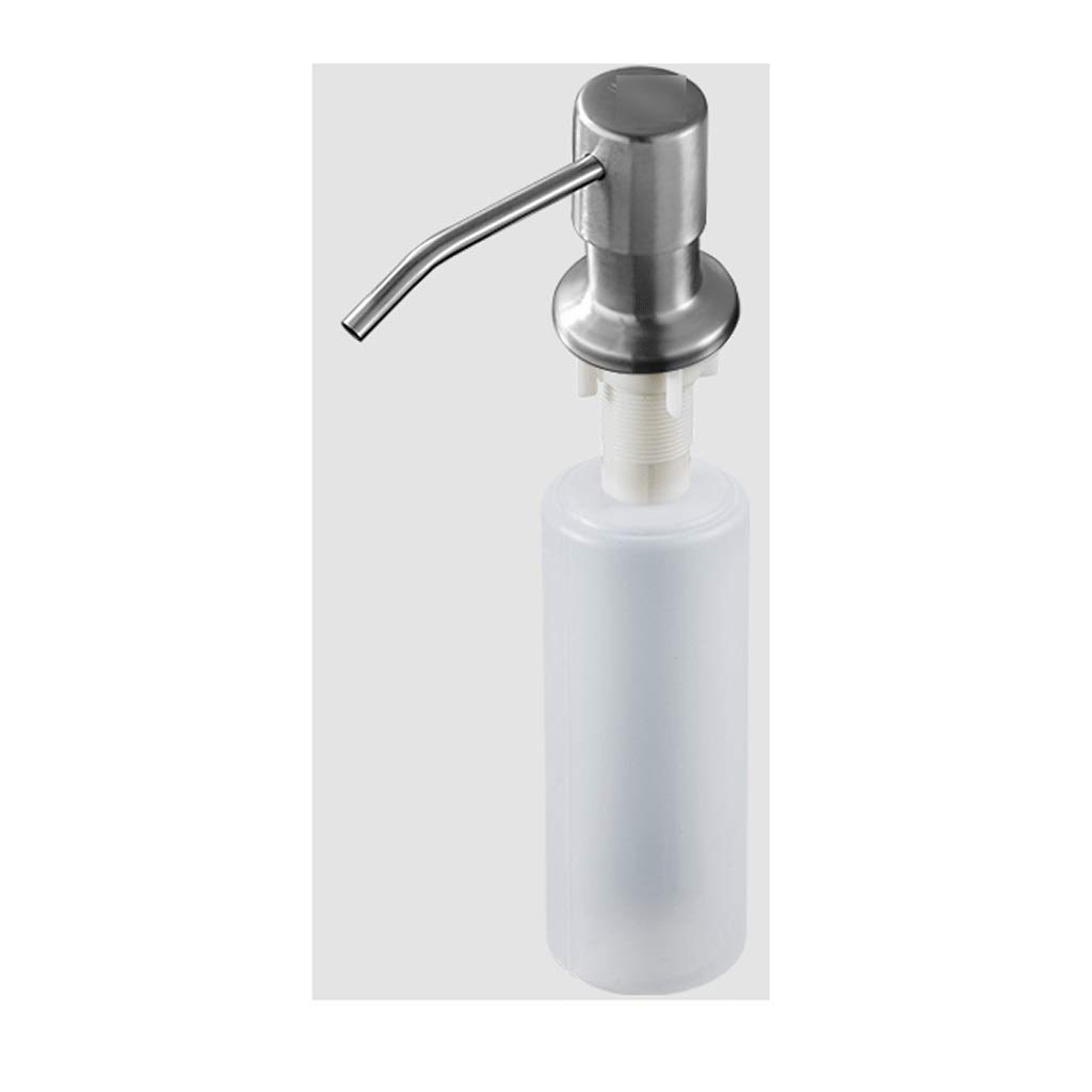Dozownik mydła w kuchni, mosiężny blat, pompa dozująca balsam do naczyń w płynie 250 ML / 8.4 uncji Butelka na mydło Wbudowana ręczna pompa do zlewozmywaka Dozowniki mydła