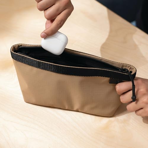 Image of DailyObjects Pivot Carry All Pouch for Men & Women | Storage Slip Pockets |Lightweight|Water Resistant|Portable| Recycled Nylon Zippered | Concealed Handles
