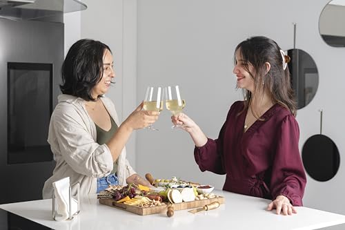 Tabla de cortar rectangular de nogal con ranura para jugos miniatura 6