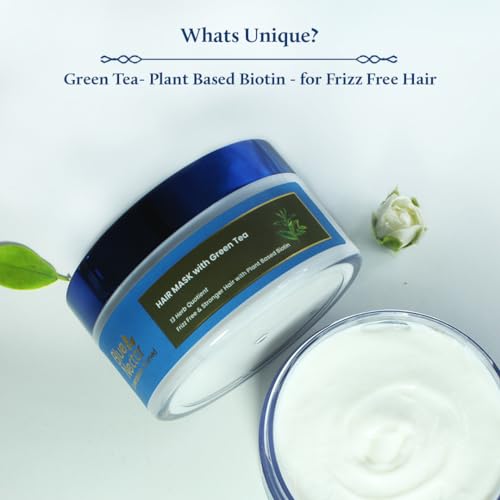 Blue Nectar Green Tea Hair Mask for Dry & Frizzy Hair, 200 g (Pack of 1) - Image 2