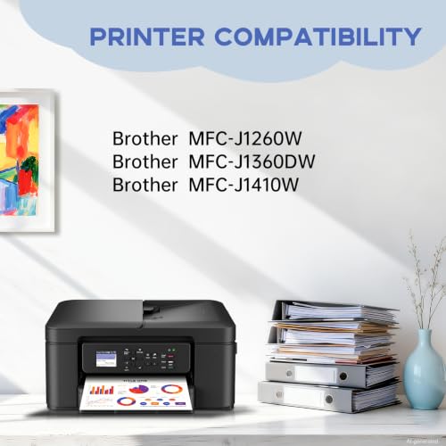 Image of Miss Deer LC501 Ink Cartridges Combo Pack Compatible for Brother LC501 LC501XL Ink Cartridgesuse with MFC-J1260DW MFC-J1360DW MFC-J1410DW Printers,4 Pack