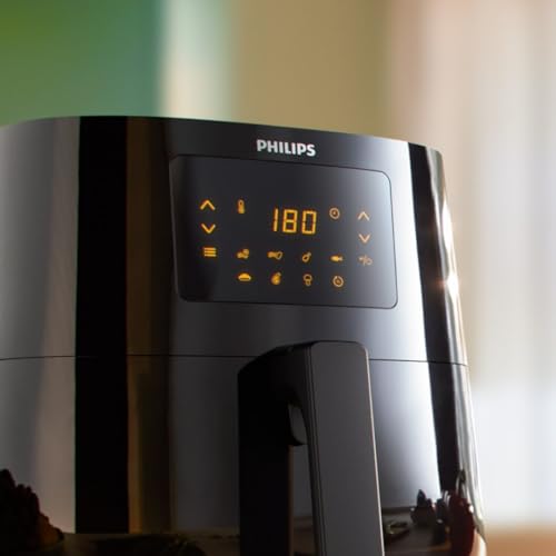 Image of Philips Kitchen Appliances Essential Airfryer XL HD9270 /91 1.2 kg /6.2 Litre Capacity with Rapid Air Technology, Easy Clean Basket, Black