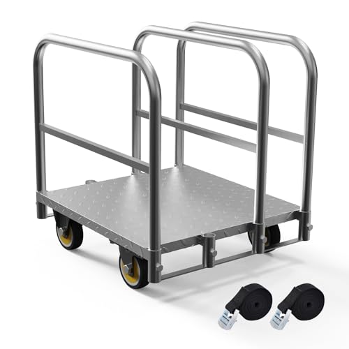 1500 LBS Heavy Duty Panel Cart, Flatbed Truck with Swivel Casters by FAUENPEEY - Used condition - US$147.65