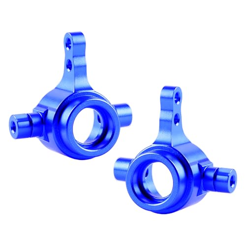 Blocs de direction 6837 bleu GLOBACT pour Traxxas 1/10 Slash 4X4