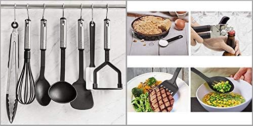 Miniatura 6 de Juego de utensilios de cocina clásicos de 40 piezas, utensilios de cocina de nailon y acero inoxidable, juego de espátulas antiadherentes, juego de