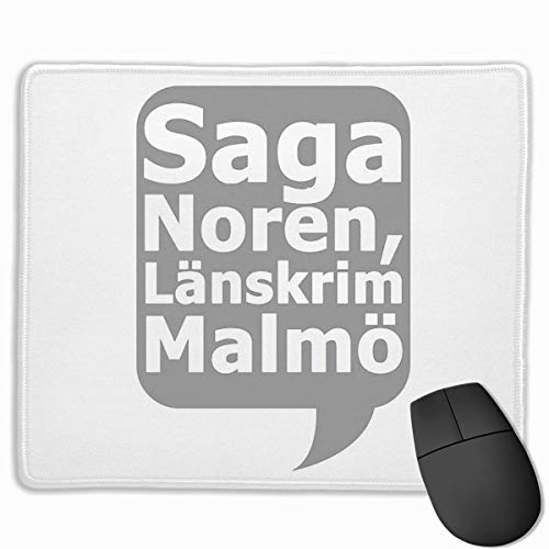 Alfombrilla para ratón Saga Nor & amp; Atilde; n L & amp; Nskrim Malm & amp; alfombrilla para ordenador de 11,8 x 9,8 pulgadas