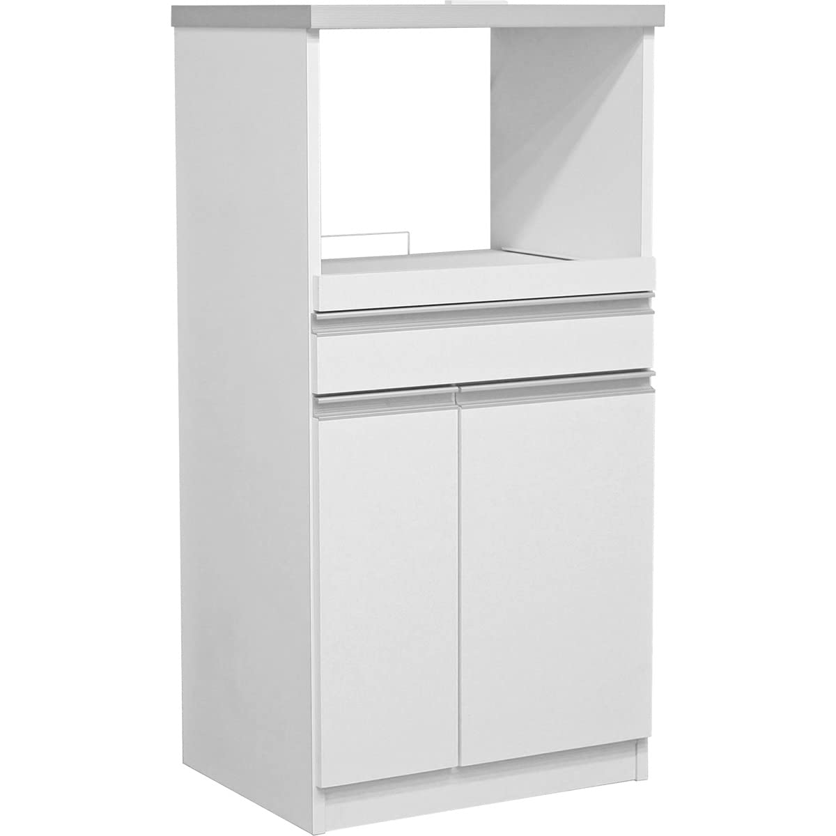 かな　レンジ台米びつ付き　購入前に連絡必須 米びつ付60レンジ台扉タイプ rb-03wh2 後藤家具物産 レンジ台 600×450