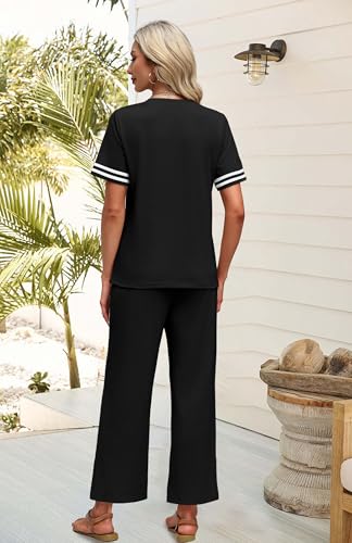 Save 30% on WIHOLL Women's Summer Lounge Sets with Code RBKF6RYX