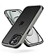 MobNano Ultra Hybrid Durchsichtig Hülle für iPhone 15 Hülle Stoßfest Bumper Transparent Handyhülle Shockproof Fallschutz Silicone iPhone 15 Case - Titan Grau