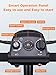 ENGWE Electric Powered Mobility Scooter, 43.2Lbs Lightweight Folding Mobility Scooters for Adults Seniors, 24Miles Long Travel w/Removable 240WH*2 Lithium Batteries and Basket, Charger (Black)