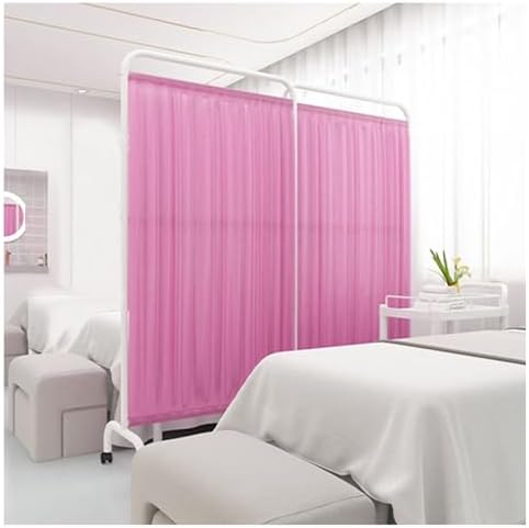 6ft Folding Room Divider - 3-Panel Portable Partitions for Office, Hospital, Beauty Salon - Versatile Space Separator, Flexible Privacy Screen, Color Options Available