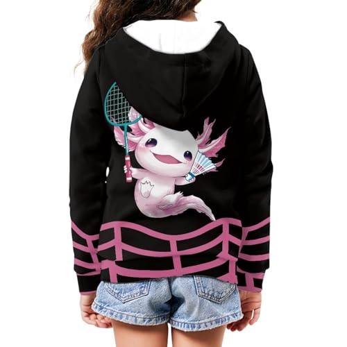 DISNIMO Long Sleeve Hooded Pullover Coat Zip Up Hoodie Sweatshirts with Pockets2