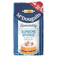 McDougalls Supreme Sponge Self-Raising Flour, 1 kg Bag (Pack of 1)