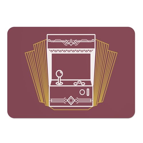 Sets de table retro en liège grand format napperons rouge gaming - 2