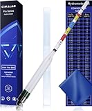 CIMALAB Triple Scale Hydrometer, Specific Gravity Hydrometer for Wine Making, Mead, Kombucha & Beer, Mead Making Kit, ABV Tester, Brix Tester, Hydrometer Alcohol Tester for Wine Making Supplies