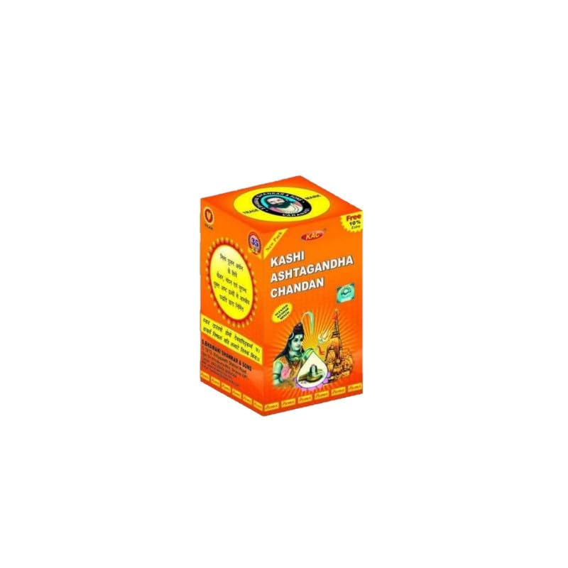 100% Pure Kashi Tulsi Ashtagandha Kumkum Tika Tilak Chandan Powder for God's Pooja (1, 60 Gram)-image-34