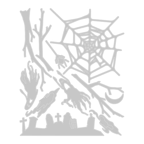 Sizzix Thinlits 666684 matrices pour décorations de table Halloween