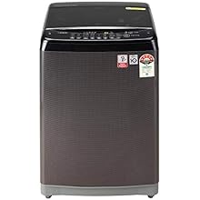 LG 8.0 Kg Inverter Fully-Automatic Top Loading Washing Machine (T80SJBK1Z, Black Knight)
