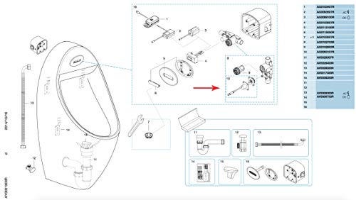 Kit électrovanne platine électronique de régulation d'eau pour maintenance domestique