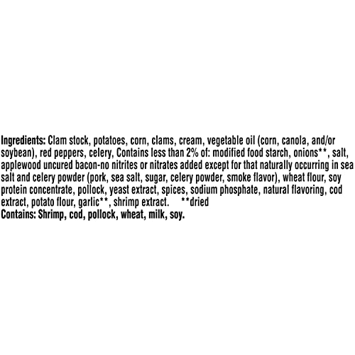 Campbell's Chunky Soup, Clam And Corn Chowder, 18.8 Oz Can #TOP3