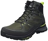 sehr leicht und komfortabel Jack Wolfskin Herren Force Striker Texapore Mid M, Lime / Dark Green, 45.5 EU