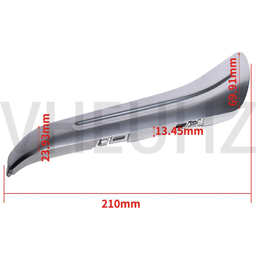 TAPA DE LA MANIJA DE LA PUERTA DELANTERA IZQUIERDA DERECHA Apoyabrazos puerta delantera compatible con FORD S-MAX GALAXY 6M21U24185BBSMDM (Delantero derecho)