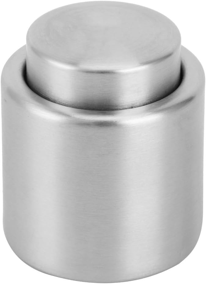 Stainless Steel Wine Bottle Stopper Plug – Vacuum Sealer for Red Wine, Air Tight Cap with Strong Sealing for Restaurants & Bars(S)