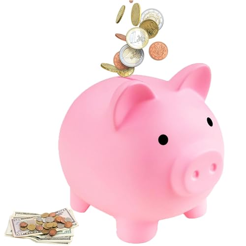 Hucha, Infantil Hucha Cerdito, Hucha De Cerdito, Hucha Cerdo Uchas Dinero, para Cumpleaños, Navidad, Regalos del Día del Niño