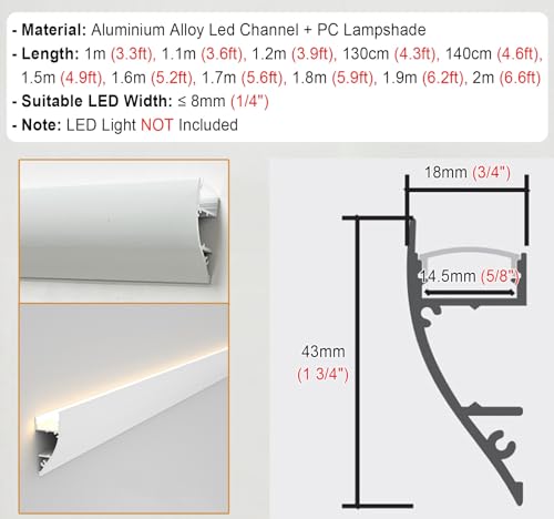Canal d'éclairage extérieur LED au design épuré lavage au plafond - 5