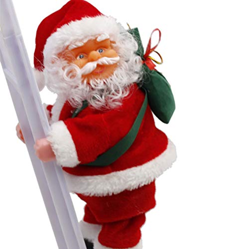 Bestoyard Electric Santa Climbing Ladder For Christmas Decorations Ornaments Xmas Gifts #TOP3