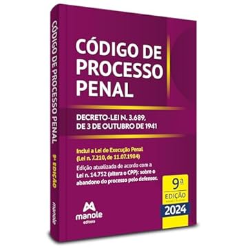 Capa do livro Código de Processo Penal: Decreto-lei n. 3.689, de 3 de outubro de 1941