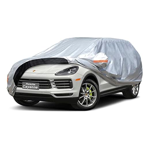 Car Cover Custom Fit Porsche Cayenne (2002-2025) Waterproof for Automobiles, Oxford Sun Rain Dust Snow Protection (Ships from US Warehouse, Delivery 3