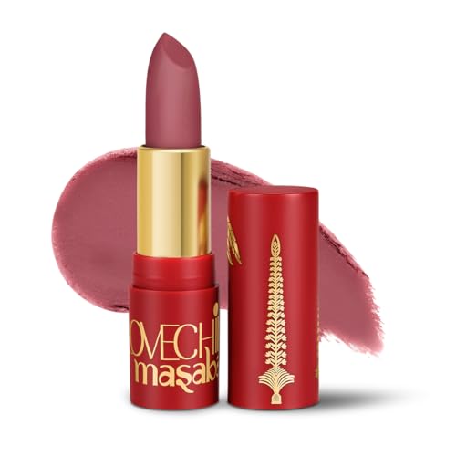 Image of LoveChild Masaba 90s Drip Meetha (Mauve) Luxe-Matte Lipstick with Intense One-Swipe Color Payoff in High-Pigment HD Creme Matte Formula, 4gm