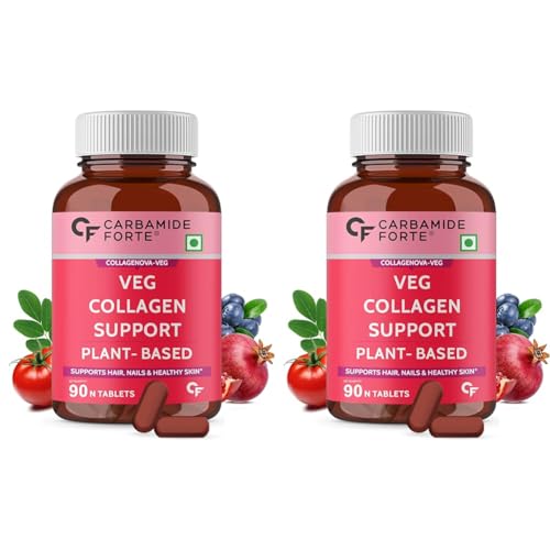 See full amazon price history chart for Carbamide Forte 100% Veg Collagen Builder, 90 Tablets | Plant Based Collagen Support Supplement for Skin & Hair (Pack of 2) Carbamide Forte 100% Veg Collagen Builder, 90 Tablets | Plant Based Collagen Support Supplement for Skin & Hair (Pack of 2) (B0DDTY62Y4) Amazon Price History, Amazon Price Tracker