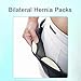Hernia Belts for Men and Women, Inguinal Hernia Belt for Single/Double, 2 Removable Compression Pads, Comfortable and Pain-Relieving