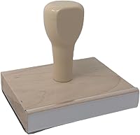 Vista 2 de Progress Happens Outside Your Comfort Zone - Sello de madera de 2 x 3 pulgadas