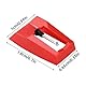 2er Pack Plattenspielernadeln, Plattenspielernadeln, Rote Plattenspielernadeln, Ersatzzubehör, Ersatz-Plattenspielernadel für Plattenspieler, Phonograph(Farbe:Rot)