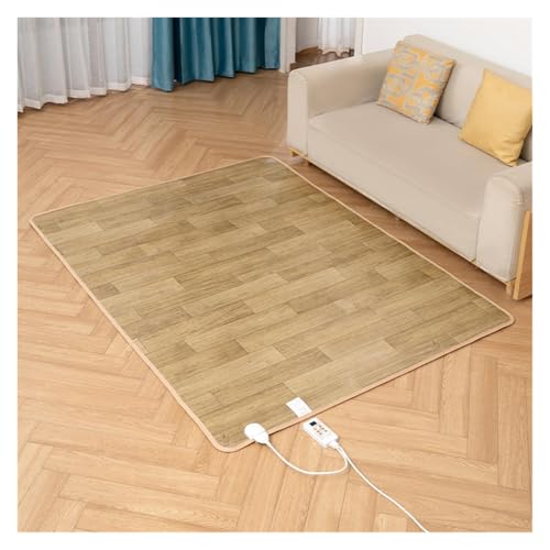 Qxmiguel Alfombra eléctrica de grafeno con calefacción for Interiores, Suave y Afelpada, con termostato y Temporizador for Sala de Estar, Dormitorio y Oficina.(Color5,50 * 100cm)