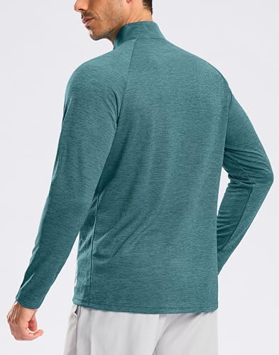 Image of G Gradual Men's Quarter Zip Pullover Running Athletic Shirts Long Sleeve