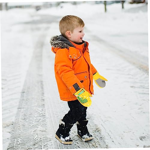 CALLARON 3 Pares De Luvas De Esqui Infantis Pendurar Luvas Luvas Pu