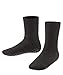 Produktbild FALKE Kinder Hausschuh-Socken Catspads, Baumwolle, 1 Paar, Grau (Asphalt Mel. 3180), 35-38
