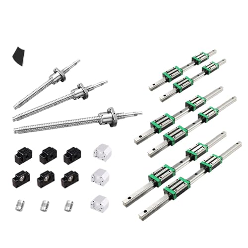 Système de guidage rail linéaire HGR20 1000mm et vis SFU1605 pour atelier de création