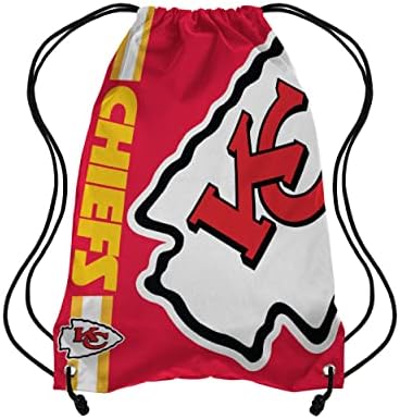 FOCO Kansas City Chiefs NFL Big Logo Drawstring Ba…