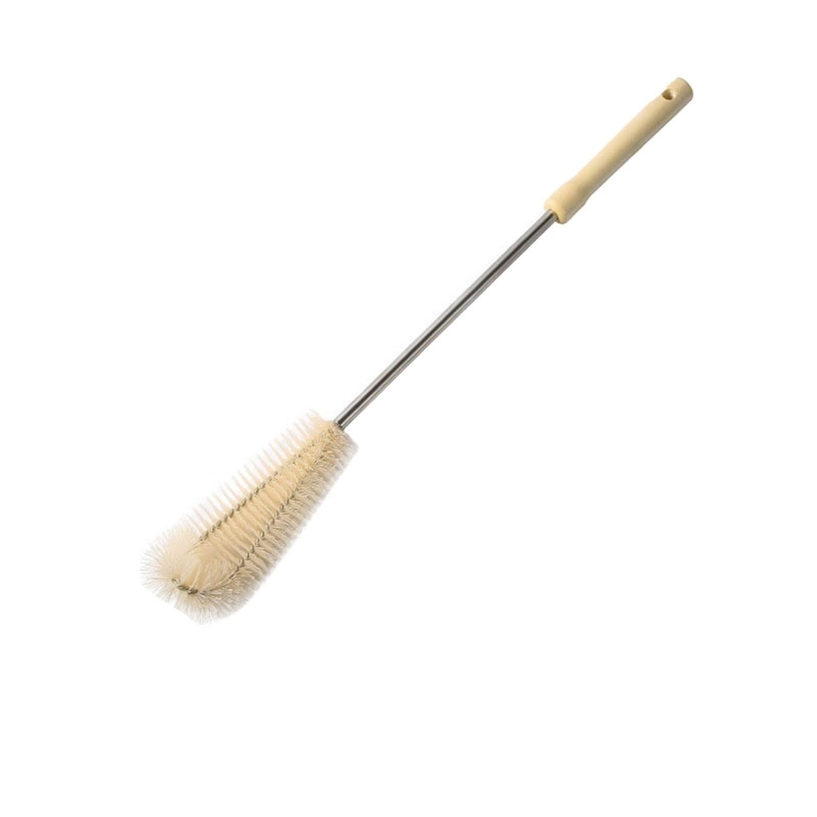 Flaschenbürste Flaschenbürstenreiniger mit langem Griff for Küchenreinigungsbürste, Holzgriff, kleine Bürste for Küchenreinigungswerkzeuge für die Küche(XL)