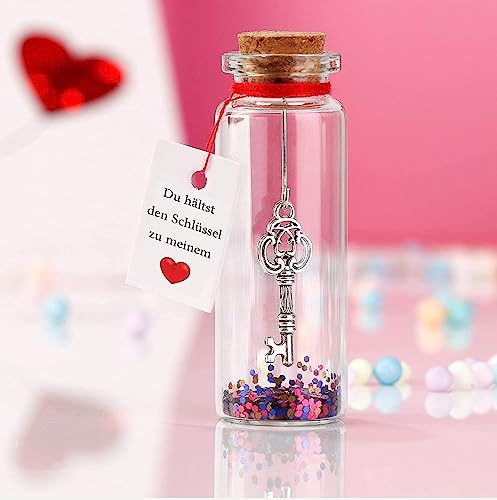 VELENTI® Liebe Geschenk für Sie mit Holzrahmen - Partner und Pärchen Geschenke für Frauen und Männer als Hochzeitstag, Jahrestag Geschenk für Sie und Ihn - Dekoartikel and Dekorative Kugeln
