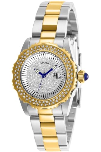 Invicta Women's Angel Steel Bracelet & Case Swiss Quartz MOP Dial Analog Watch 28440