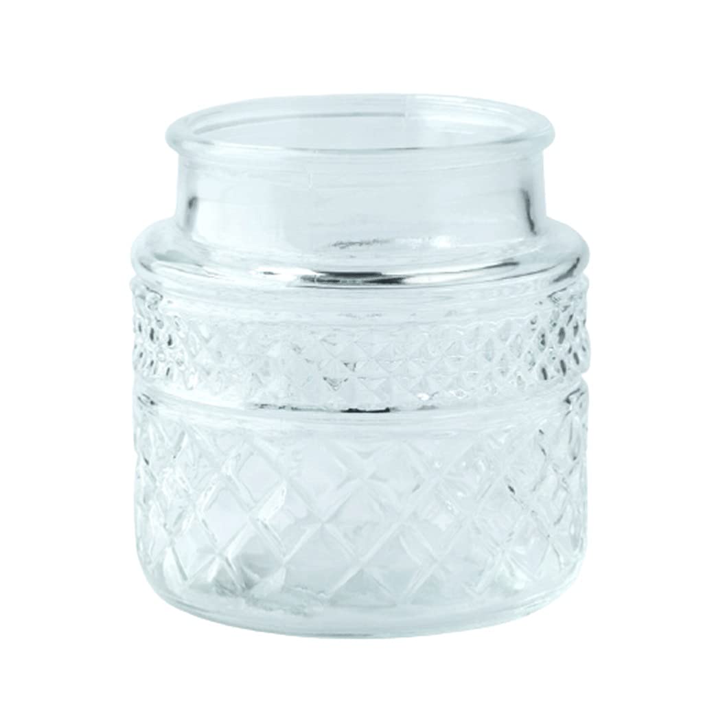 Ngdfgr As Known Unique Vase Modern Vases Glass Flower Vase Clear Glass Floral Vase For Home Office Decor And Wedding Parties Centerpiece Fashion (M),M